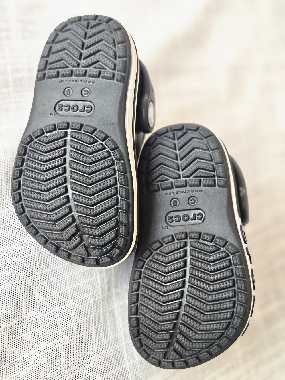 ​Crocs Toddler Bayaband Clogs - Black/White - Size 5C - Picture 6 of 8